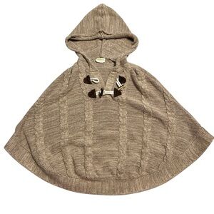 Crazy 8 - Girls Cable Knit Poncho Sweater Sz. LG (10-12)
